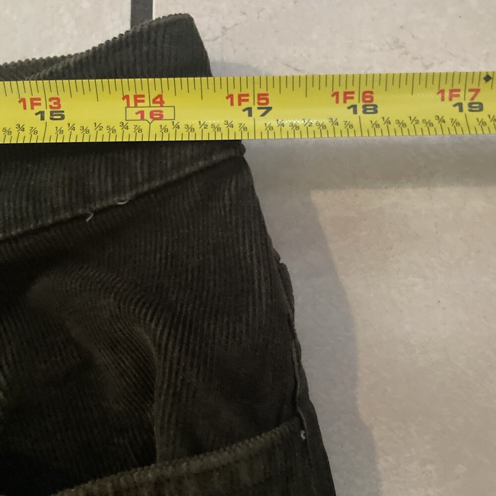 St. Johns Bay Stretch Bootcut Corduroy Pants Womens 12 Dark Green - Picture 3 of 5